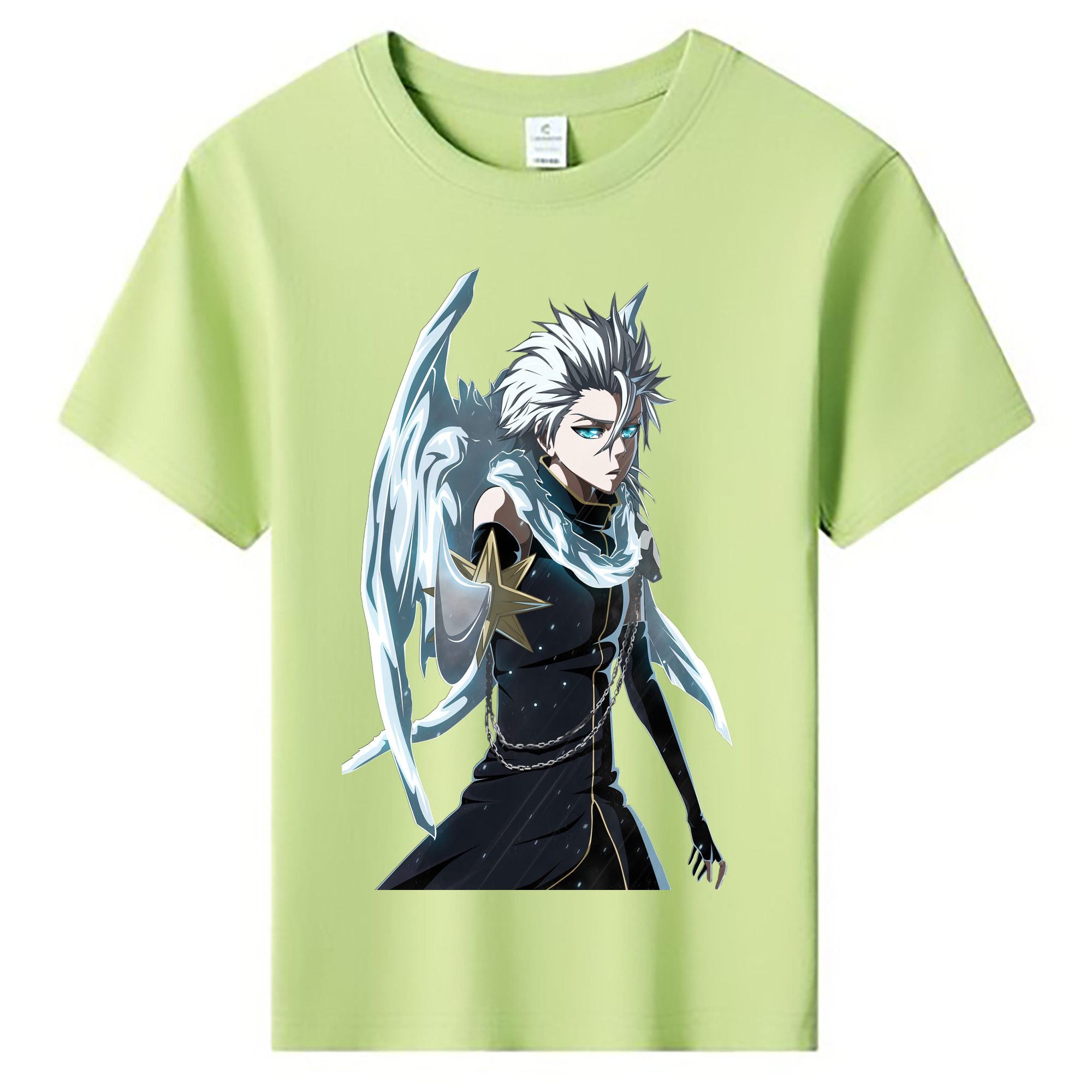 （画像用） ブリーチ 日番谷冬獅郎（ひつがや とうしろう） BLEACH Hitsugaya Toushirou 綿100％キッズTシャツ（フロントプリント）